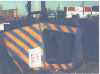 Crane crash mid 1980's