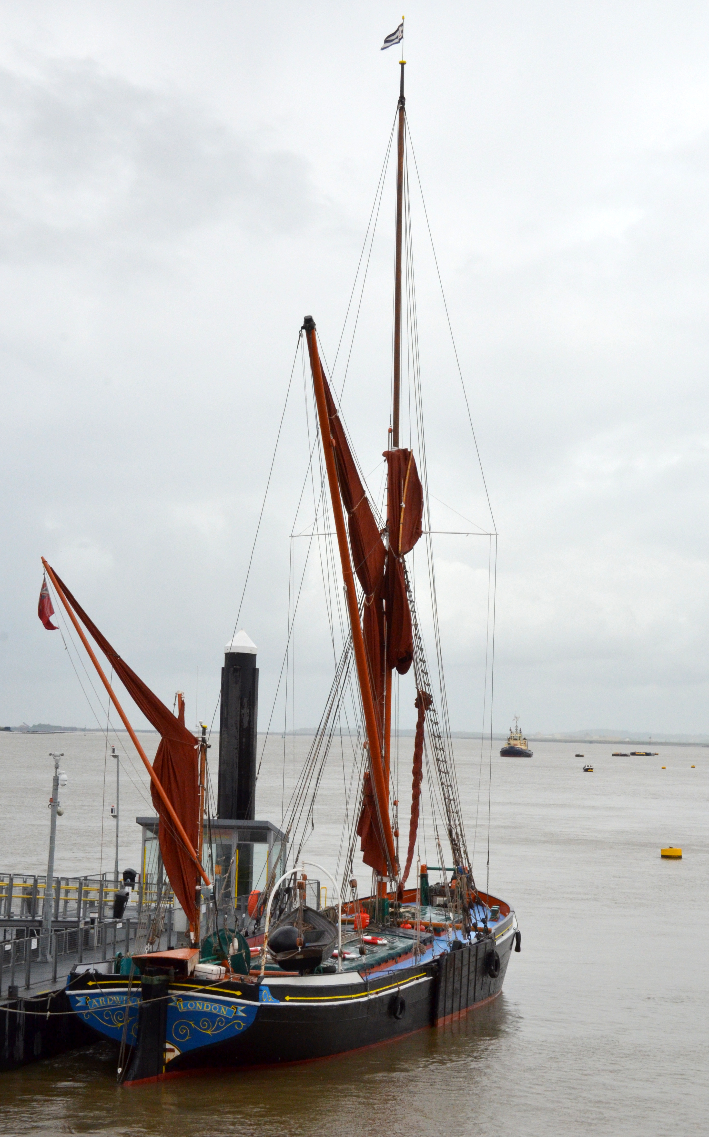 ARDWINA sailing barge Thames Sailing Barges Tilbury and Chadwell