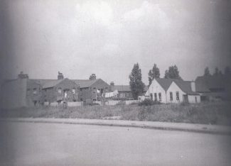 Back of Wesleyan Church Hall, 1950s.