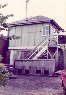 Signal Box, 1982 - another view Signal Box, 1982 - another view