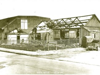 St. Johns Church Hall under Demolition.1965-66. | from John Smith