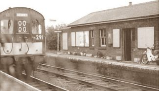 Train on Platform -1960s Train on Platform -1960s