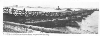 The Tilbury to Gravesend pontoon bridge 1915-1918