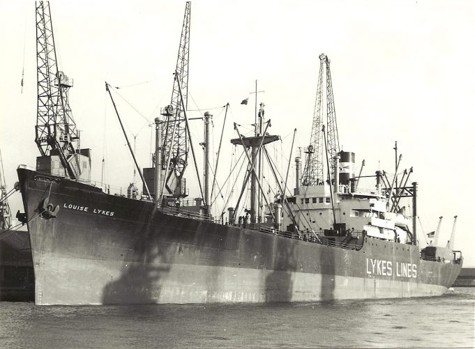 LOUISE LYKES in Tilbury Transport ships Tilbury and Chadwell Memories