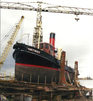 STEAM TUG PORTWEY @ GRAVESEND