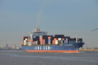 DSC_5741 The container ship CMA CGM AMERICA | Jack Willis