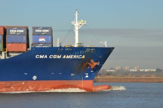 The container ship CMA CGM AMERICA | Jack Willis