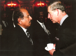 Dr Ram talking to Prince Charles | Dr Ram